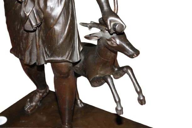 19th Century French Sculpture Of Diana The Huntress – Mid 1800s-photo-4