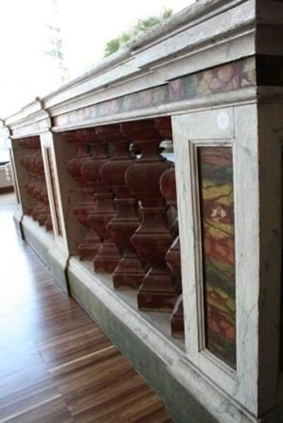 Marble Wood Balustrade. Origin Northern Italy Period Late 700 First Nineteenth Century Dimensio-photo-2