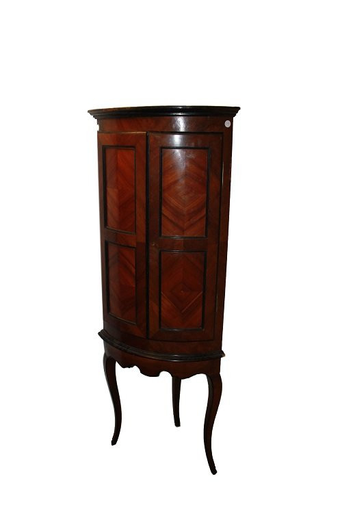 Encoignures Double-corps Français Du Début Des Années 1800, En Bois De Noyer De Style Louis XV-photo-2