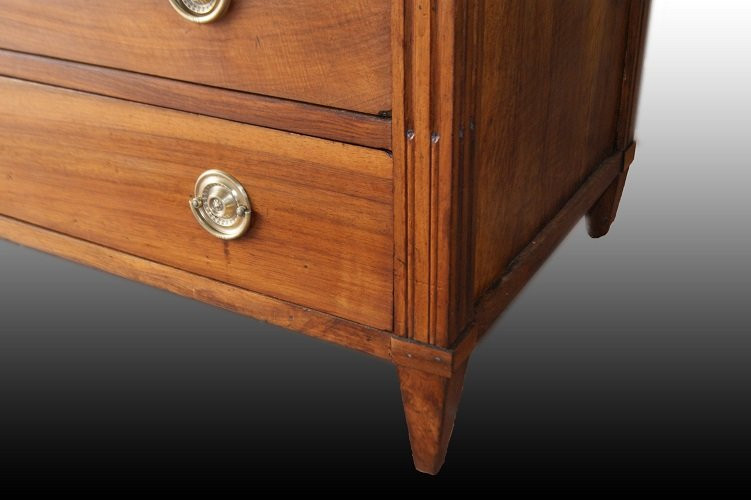 Commode Double Française En Merisier, Style Louis XVI Des Années 1700-photo-2
