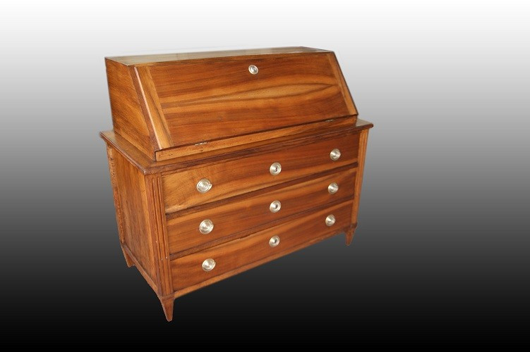 Commode Double Française En Merisier, Style Louis XVI Des Années 1700