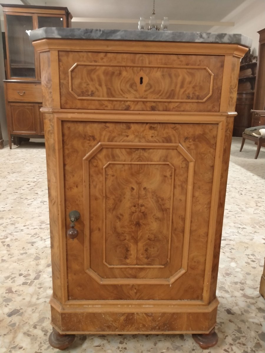 Chevet Anciens Italienne En Bruyère d'Orme-photo-3