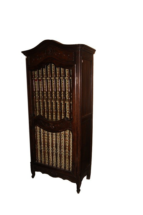 Vitrine De Boîte à Pain De Style Provençal Français En Bois De Châtaignier Du Début 1800