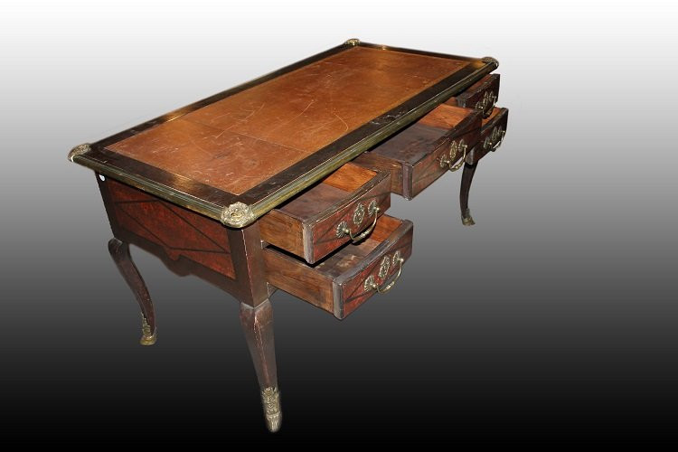 Beautiful French Desk From The Late 19th Century To The Early 20th Century, Louis XV Style-photo-2