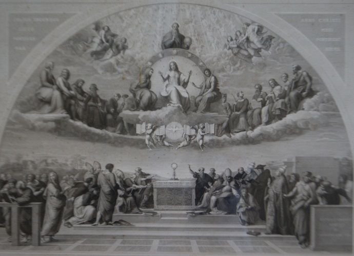 French Print From The Second Half Of 1800 Representing "the Last Judgment". The Main Concept Of-photo-2