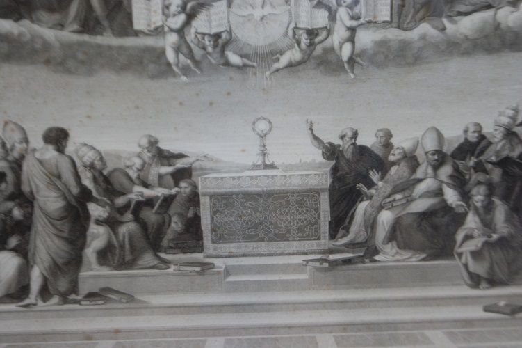 French Print From The Second Half Of 1800 Representing "the Last Judgment". The Main Concept Of-photo-2