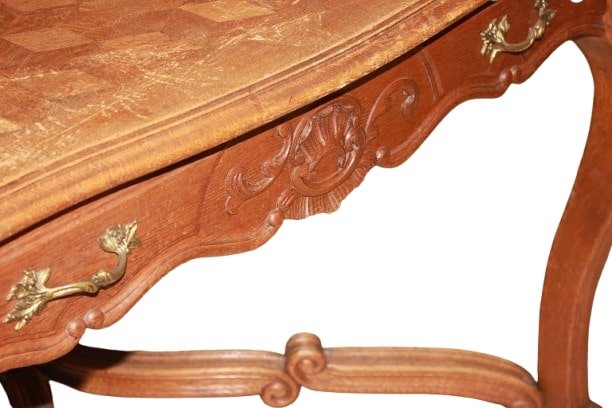 Table à rallonges française du XIXe siècle – Style Provençal richement sculpté-photo-2