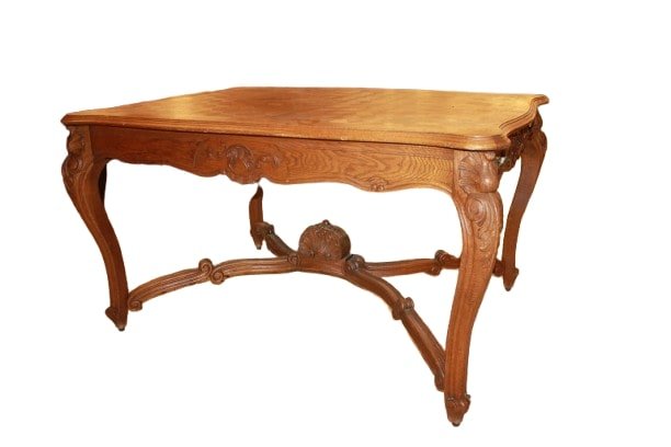 Table à rallonges française du XIXe siècle – Style Provençal richement sculpté-photo-1