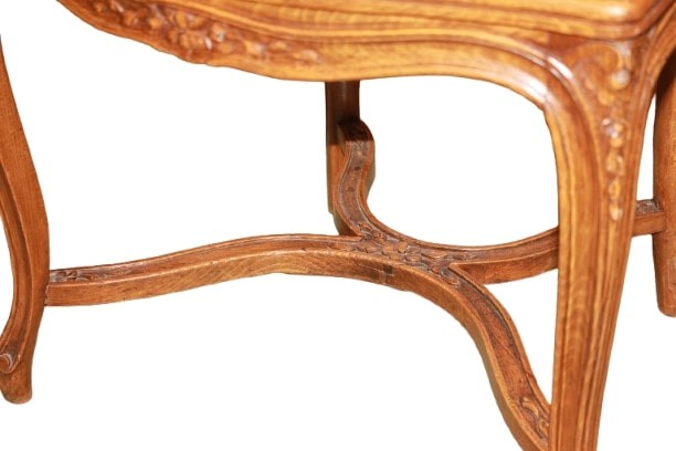 Late 19th Century French Provençal Armchair In Walnut With Cane Back And Seat-photo-1