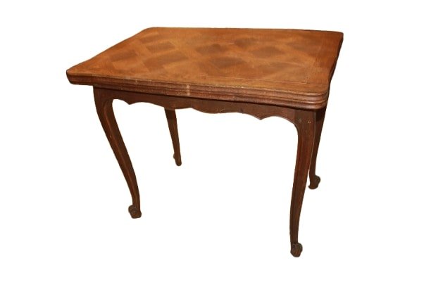 Petit table provençale extensible en chêne – Fin XIXe siècle-photo-2