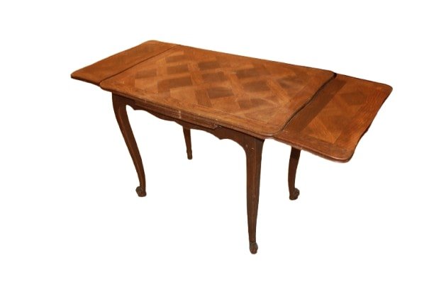 Petit table provençale extensible en chêne – Fin XIXe siècle-photo-4
