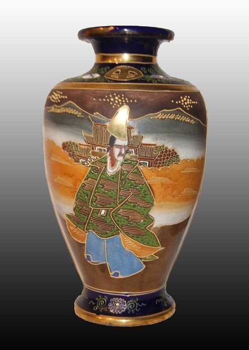 Paire De Vases Satsuma Avec Des Personnages Et Des Décors Du 19e Siècle-photo-3