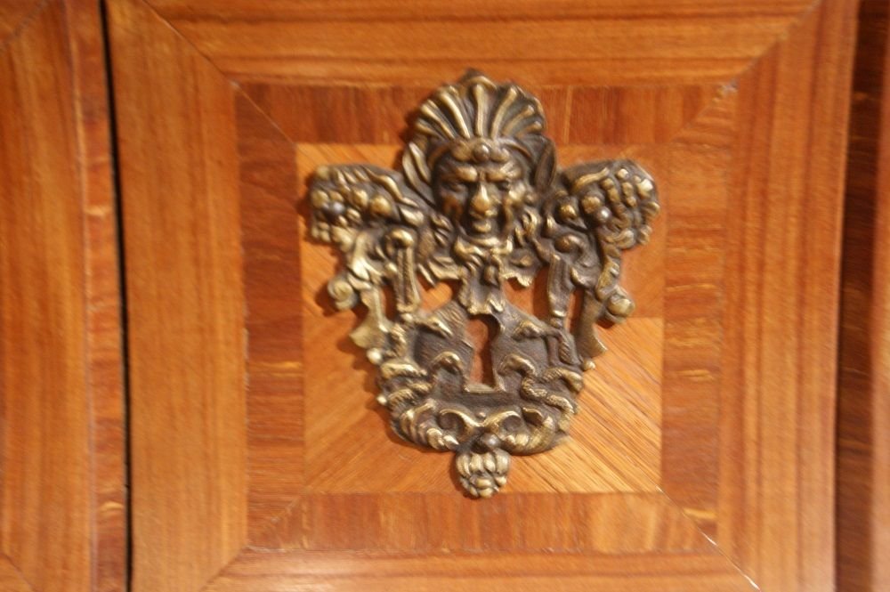 French Chest Of Drawers From The Second Half Of The 1800s, Regency Style, In Rosewood-photo-1