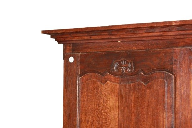 French Provençal Single Door Oak Wardrobe – Early 19th Century-photo-2