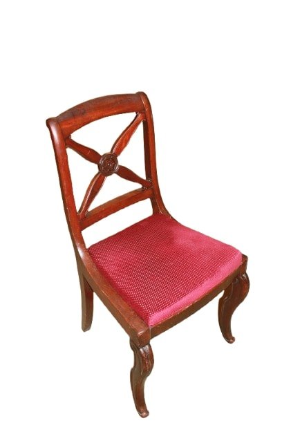 Paire de chaises françaises en acajou – Style Directoire – XIXe siècle-photo-2