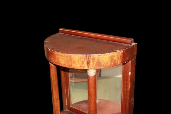 Small French Empire-style Console Cabinet From The Second Half Of The 1800s, Made Of Mahogany-photo-2