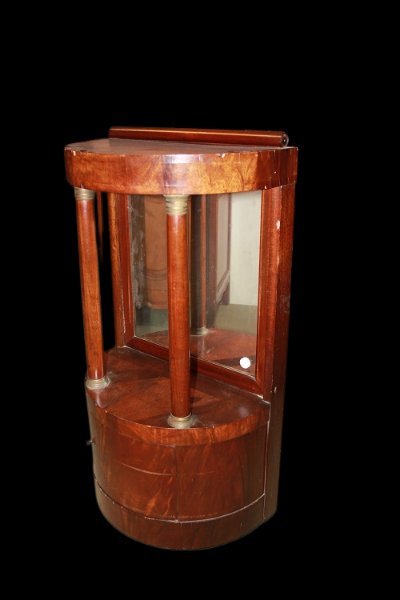 Small French Empire-style Console Cabinet From The Second Half Of The 1800s, Made Of Mahogany-photo-4