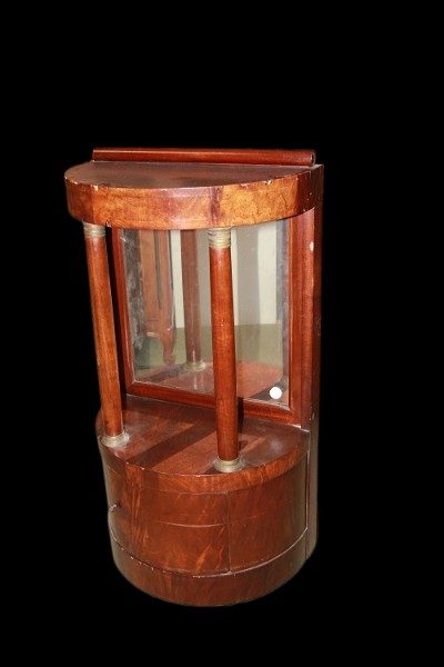 Small French Empire-style Console Cabinet From The Second Half Of The 1800s, Made Of Mahogany