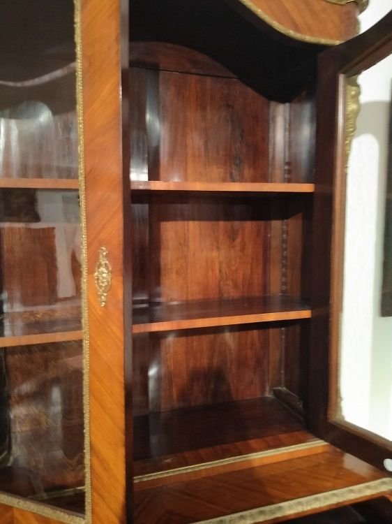 Gorgeous French Display Cabinet, Double-bodied, From The First Half Of The 19th Century-photo-4