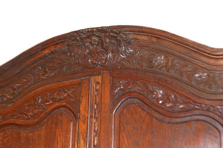 Grande Armoire Française Sculptée De La Fin Du XVIIIe Siècle-photo-3
