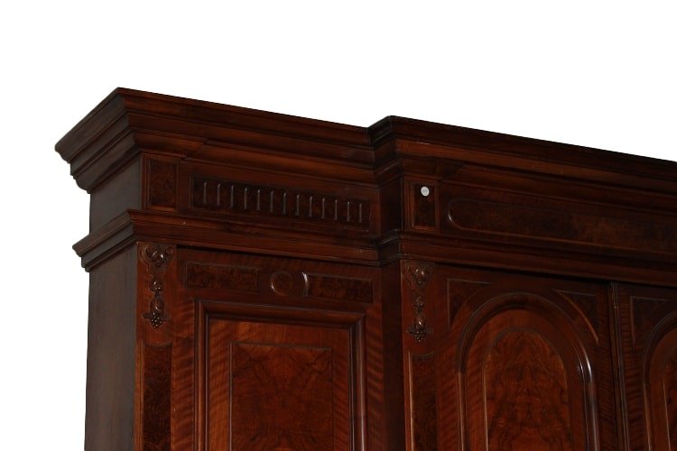 Grande Buffet à Deux Corps Français De Style Louis-philippe De La Première Moitié Du XIXe -photo-2