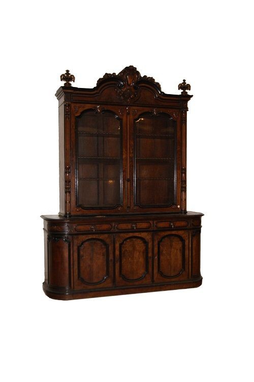 Large French Double-body Sideboard From The First Half Of The 1800s, Louis Philippe Style, Made