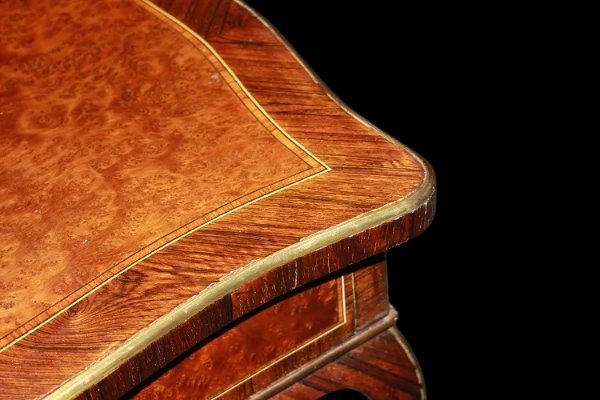 French Dressing Table From The First Half Of The 19th Century, Louis XV Style, In Bois De Viole-photo-4
