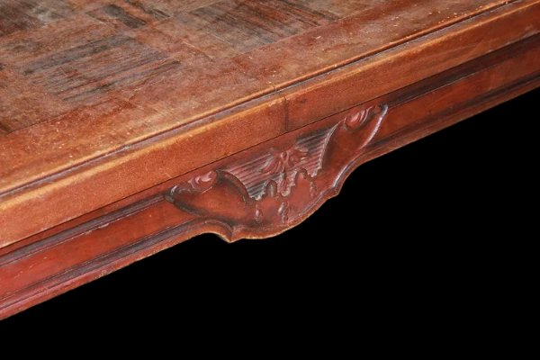Large Extendable Rectangular French Table From The Second Half Of The 1800s, Provencal Style, I-photo-1