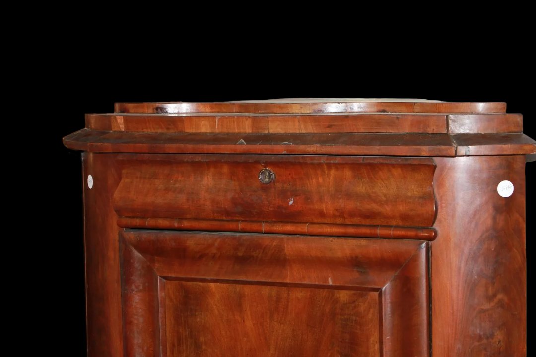 Paire De Encoignure En Acajou, Style Biedermeier, Europe Du Nord-photo-2