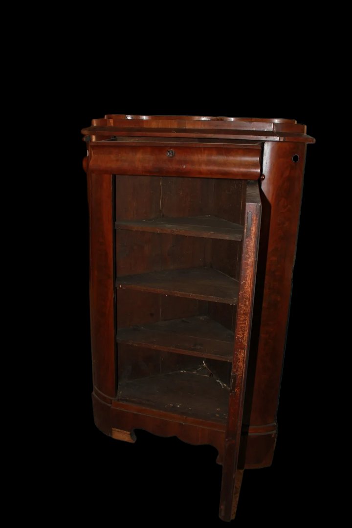 Paire De Encoignure En Acajou, Style Biedermeier, Europe Du Nord-photo-4