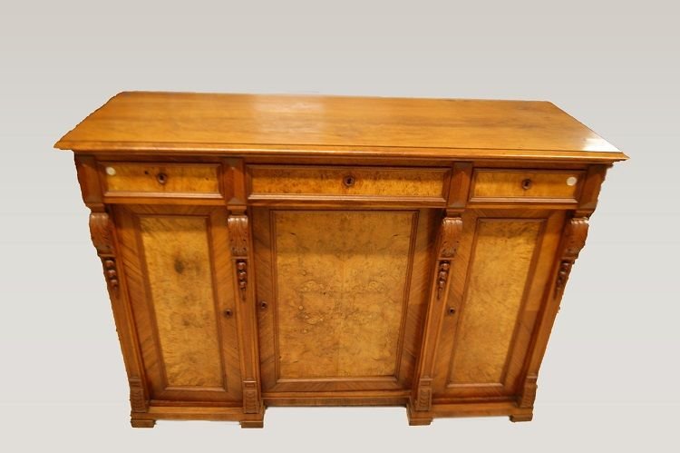 Buffet De Style Louis Philippe d'Europe Du Nord Des Années 1800-photo-2