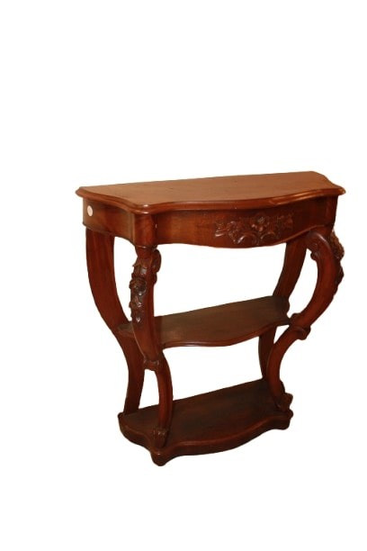 Elegant Small French Console Table From The Second Half Of The 1800s, Louis Philippe Style-photo-1