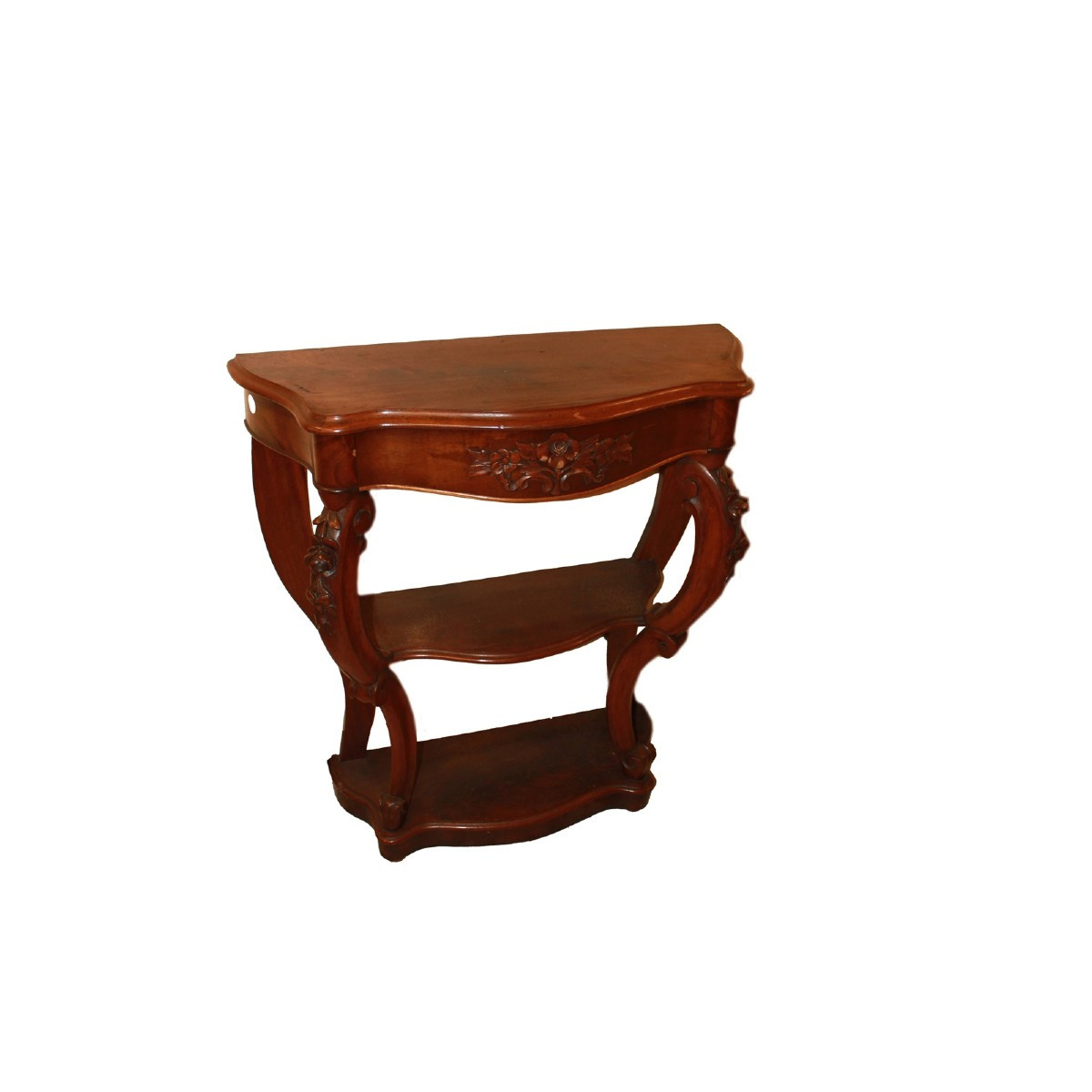 Elegant Small French Console Table From The Second Half Of The 1800s, Louis Philippe Style