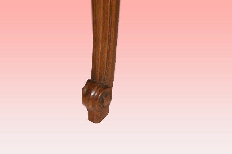 French Extendable Circular Table From The Late 1800s To The Early 1900s, In Provençal Style-photo-4