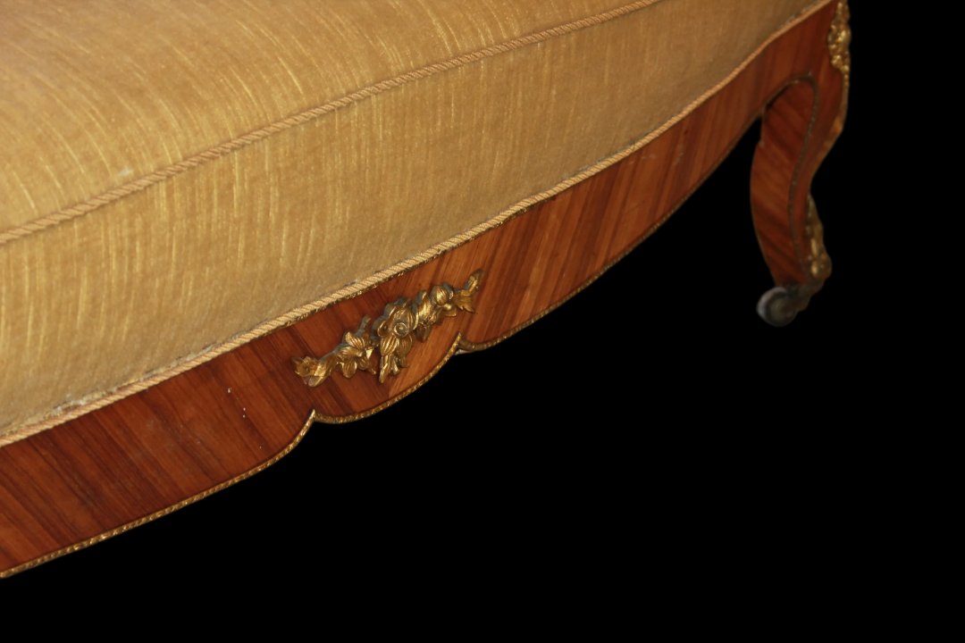 French Living Room From The Second Half Of The 19th Century, Louis XV Style In Rosewood-photo-2