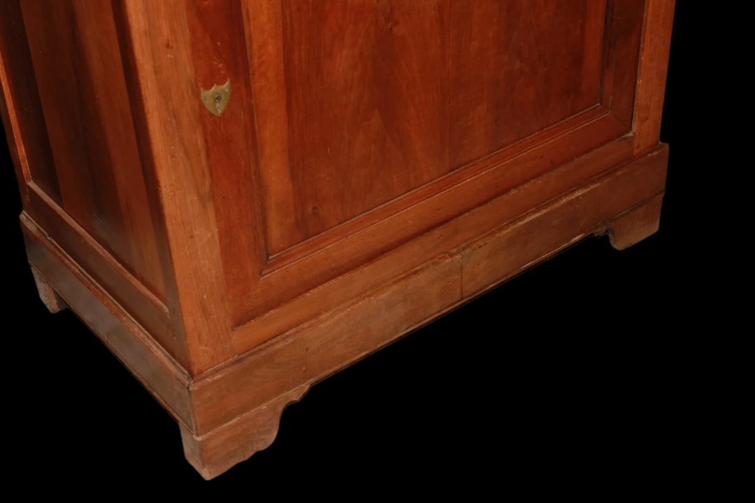Armoire Grand Buffet Haut De Style Louis-philippe Français En Bois De Noyer-photo-1