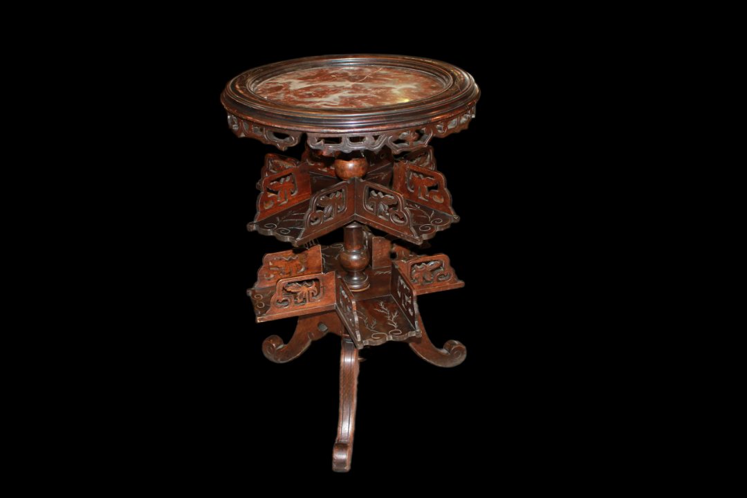 French Smoking Table In An Oriental Style From The Second Half Of The 19th Century-photo-4