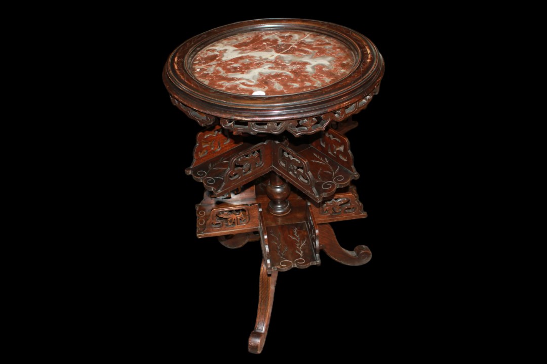 French Smoking Table In An Oriental Style From The Second Half Of The 19th Century