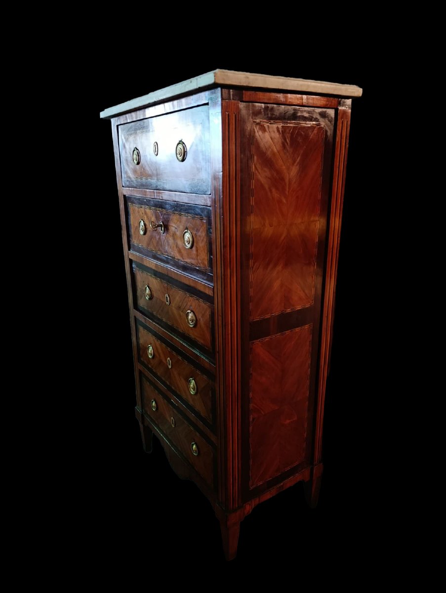 French Louis XVI Style Secretary From The 1800s-photo-2