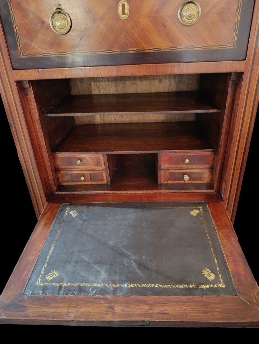 French Louis XVI Style Secretary From The 1800s-photo-3