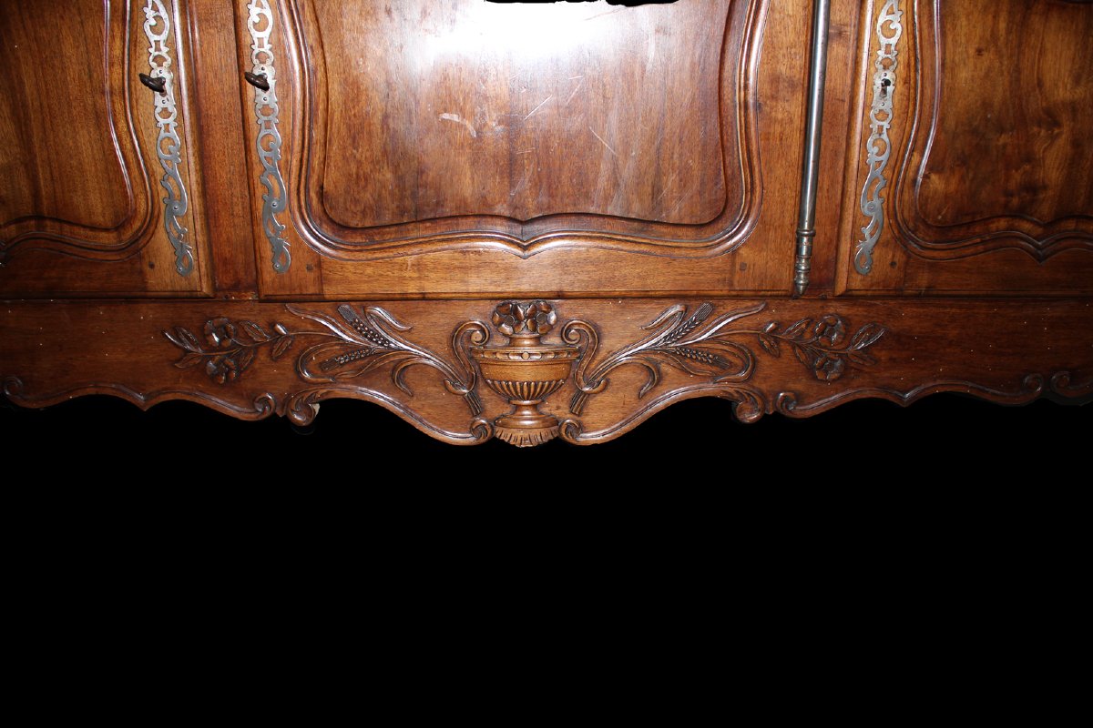 Buffet français en merisier foncé – fin du XIXe siècle, style provençal-photo-3
