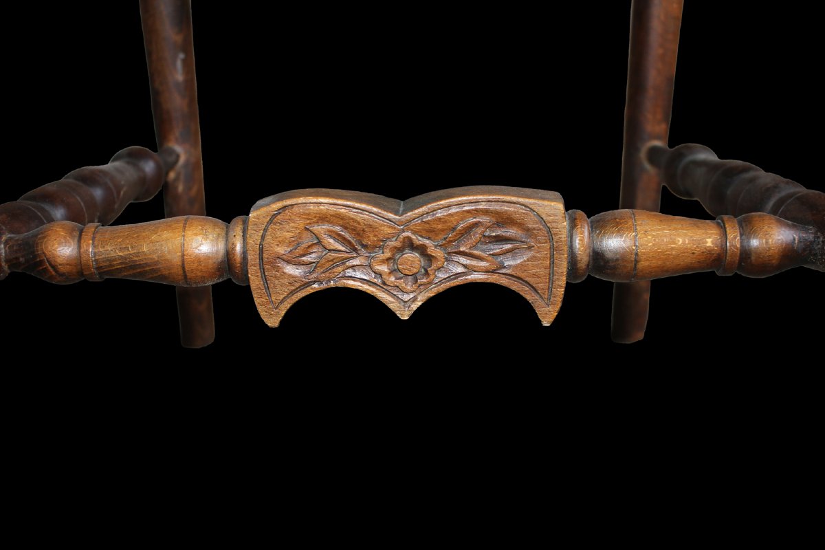 Group Of 4 French Provencal Chairs From The Late 19th Century-photo-4