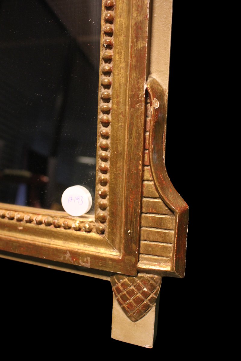 Louis XVI Style Gilded Wood Mirror – France, Second Half Of The 19th Century-photo-4