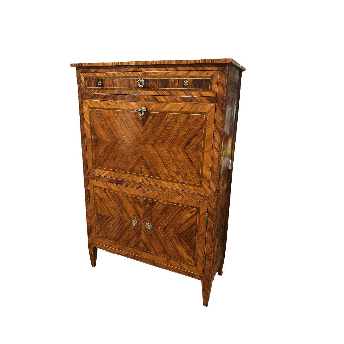 French Louis XVI Secretaire In Bois De Rose – Second Half Of The 18th Century