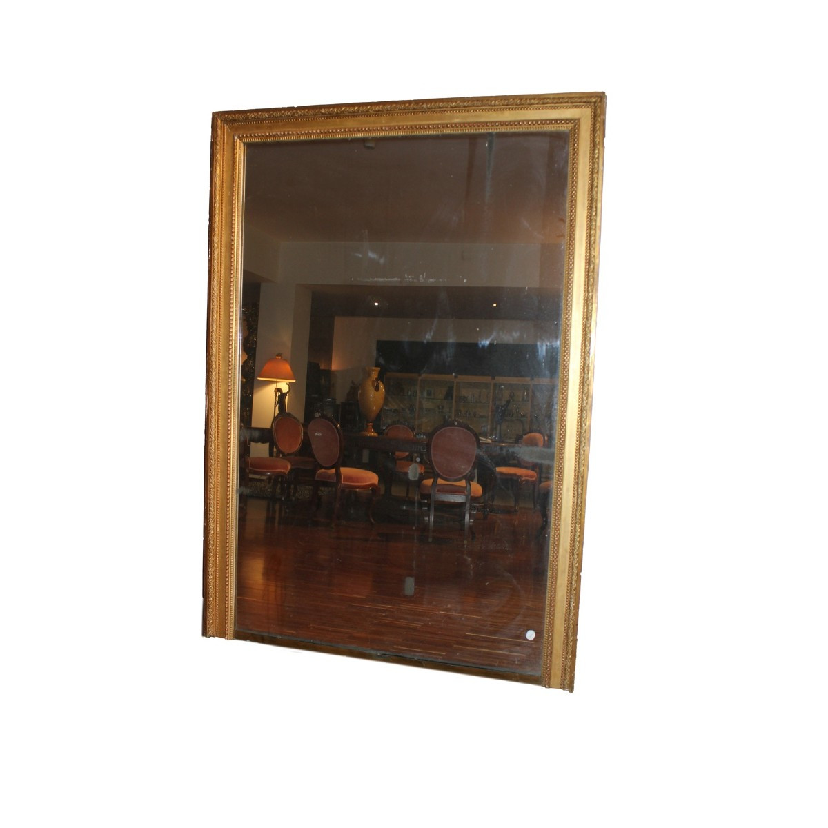 Large French Giltwood Rectangular Mirror – Second Half Of The 19th Century