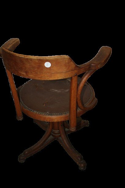 Early 20th Century Thonet Swivel Desk Chair In Beechwood – Northern Europe-photo-3