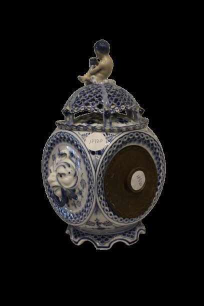 Royal Doulton English Porcelain Clock With Zenith Movement – Second Half Of The 19th Century-photo-3