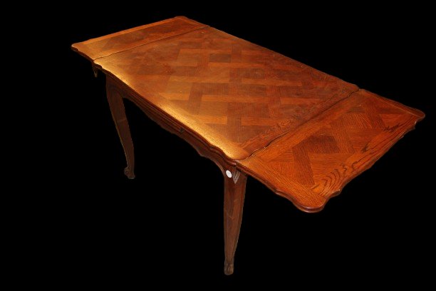 French Provençal Extendable Table In Cherry Wood – Early 1900s-photo-4