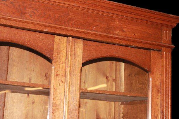 French Louis-philippe Bookcase In Oak – Late 19th Century-photo-2