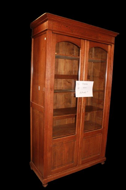 French Louis-philippe Bookcase In Oak – Late 19th Century-photo-4
